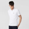 White golf shirt