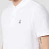 White golf shirt