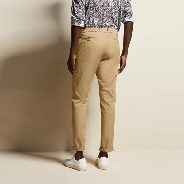 Bugatti Beige Casual Pants - Image 3