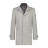 AFNF Funnel Neckcoat Light Grey - Image 2