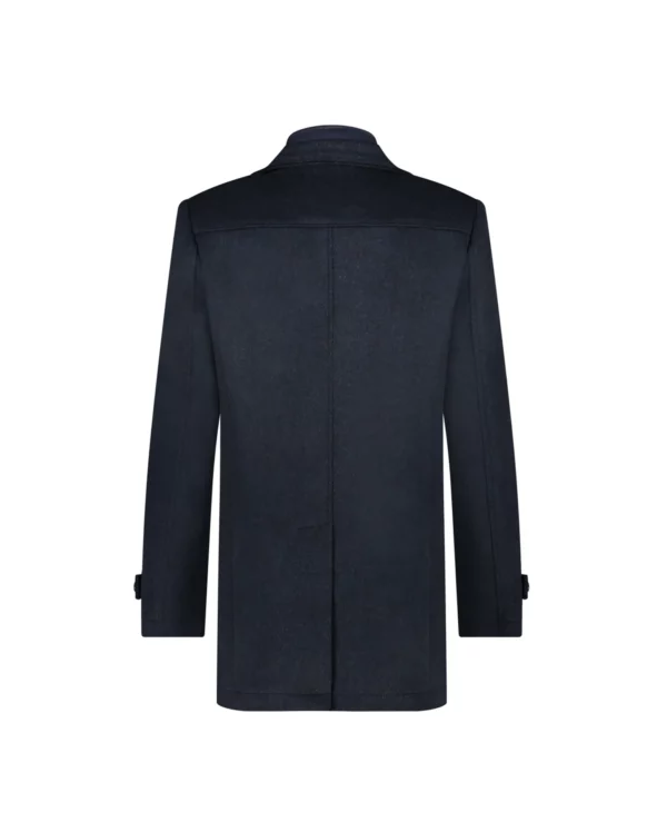 AFNF Funnel Neckcoat Navy - Image 2
