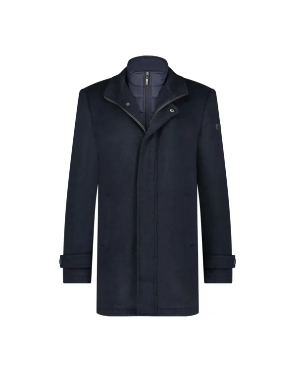 AFNF Funnel Neckcoat Navy
