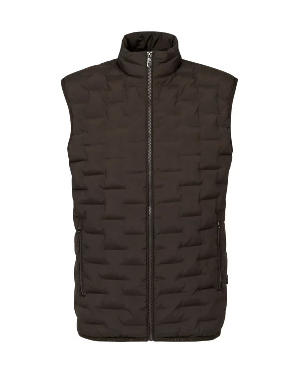 Bugatti Brown Knitted Waistcoat - Image 3
