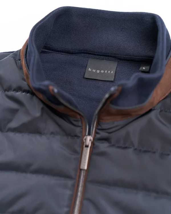 Bugatti Navy Knitted Waistcoat - Image 7