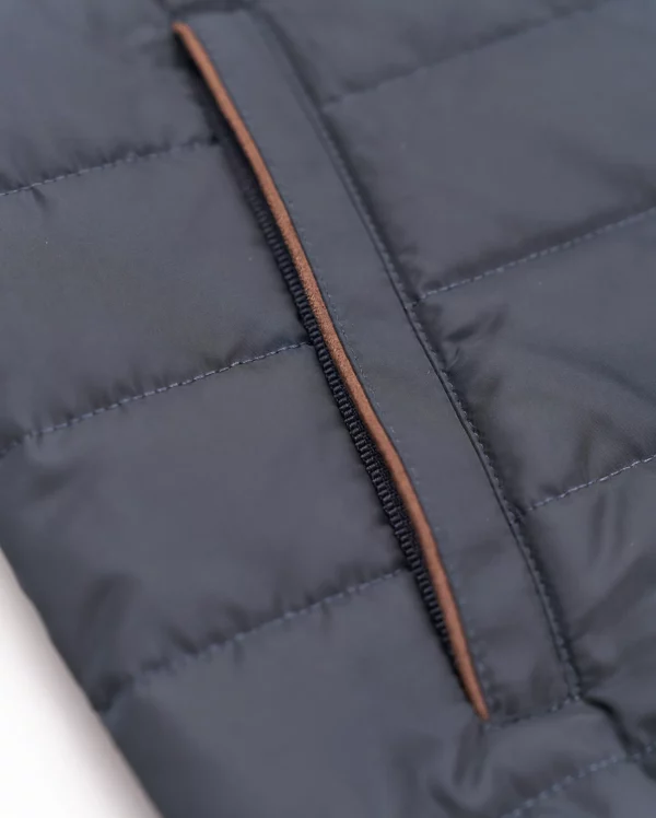 Bugatti Navy Knitted Waistcoat - Image 5