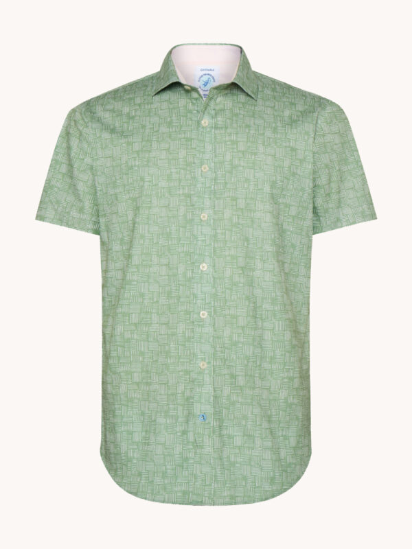 SHIRT SS WATERCOLOR STRIPES