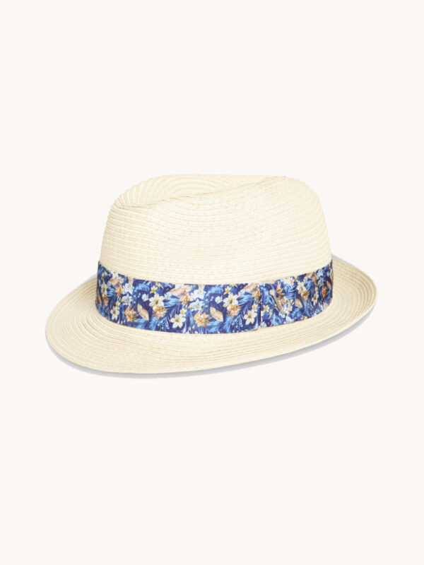 STRAW HAT FLORAL