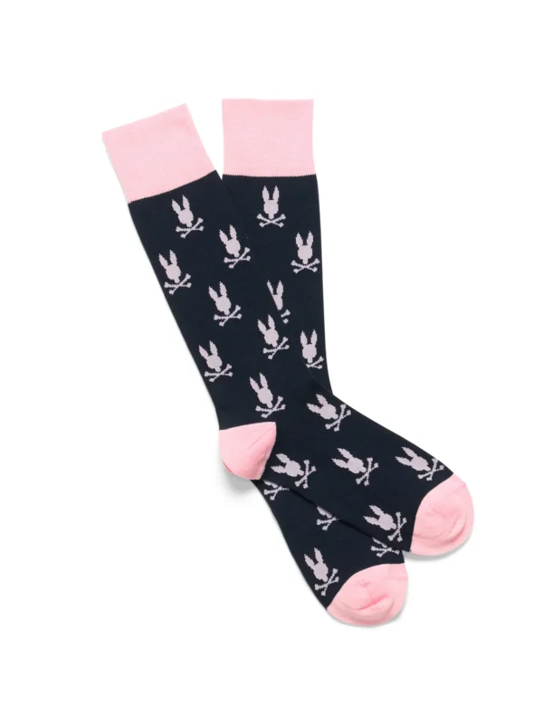 psycho-bunny-all-over-bunny-dress-sock-evening-blue-style-B6F750F200.