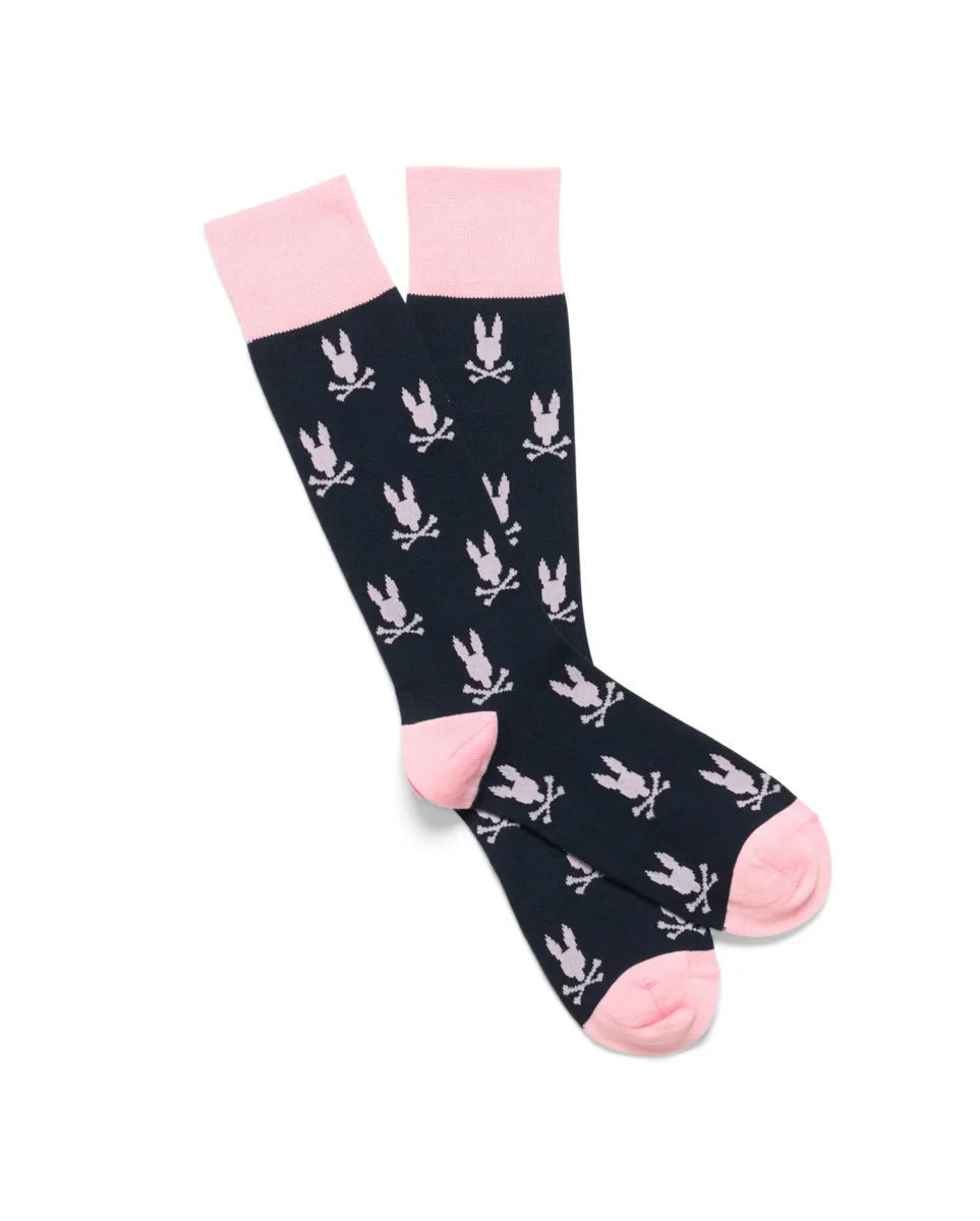 psycho-bunny-all-over-bunny-dress-sock-evening-blue-style-B6F750F200.