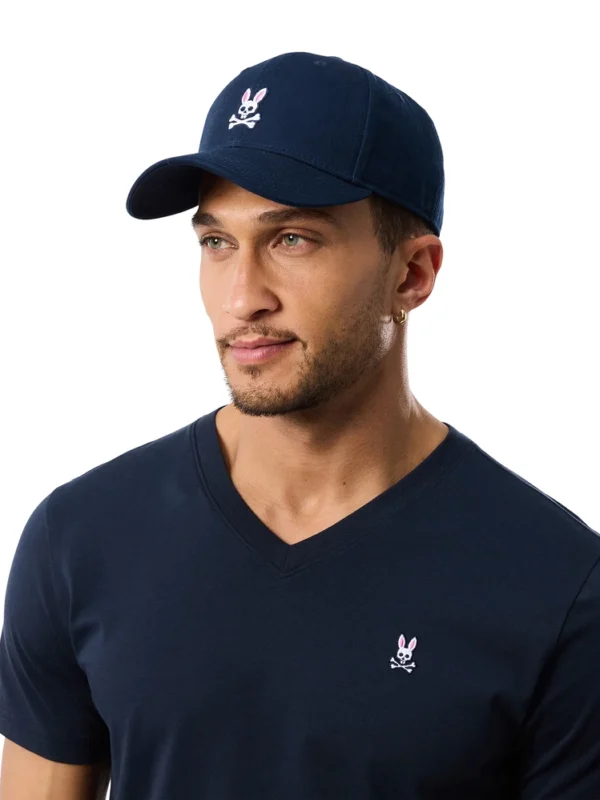 psycho-bunny-classic-baseball-cap-navy-style-B6A816A1HT-model-front.
